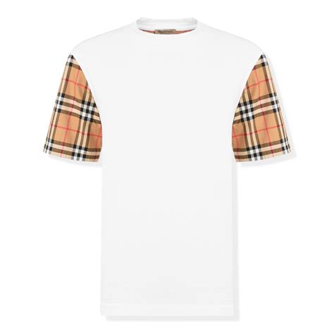 white burberry checkered shirt